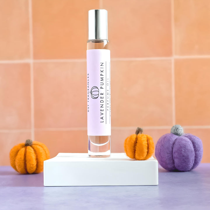 Lavender Pumpkin Perfume Oil 10ml Round 