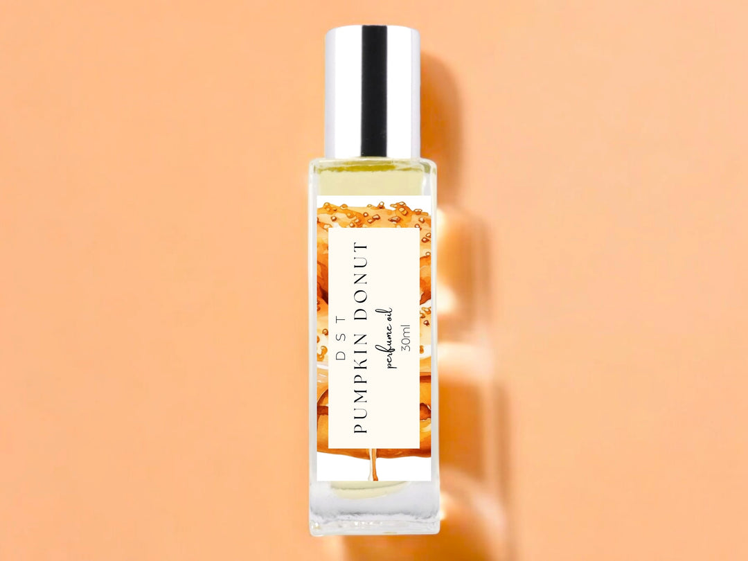 30ml bottle of Pumpkin Donut scented perfume oil.