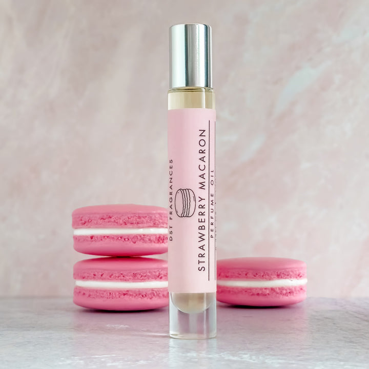 Strawberry Macaron Perfume Oil 10ml Round 