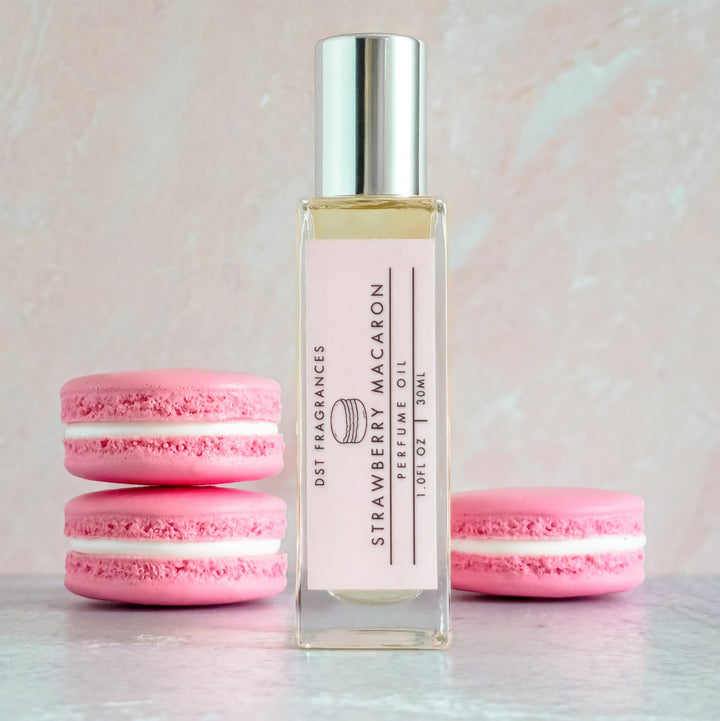 Strawberry Macaron Perfume Oil 30ml Square 