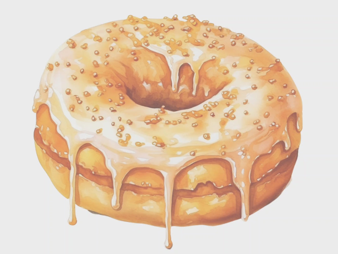 muted video showing text fragrance description for Pumpkin Donut. Top Notes: Fried Pastry. Middle Notes: Pumpkin Pie Spice. Base Notes: Vanilla, Powdered Sugar.